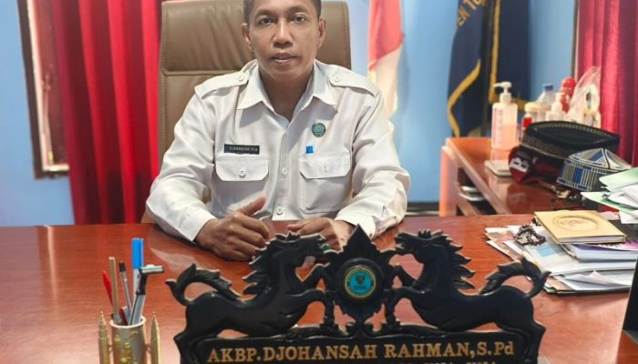 Kepala BNN Kabupaten Touna, AKBP Djohansah Rahman, S.Pd.