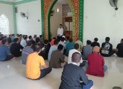 WBP Lapas Ampana Ikuti Sholat Ashar Berjamaah dan Kajian Rutin