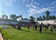 Senam Pagi Rutin, Jaga Kebugaran Jasmani WBP dan Petugas Lapas Ampana.