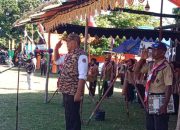 Mewakili Bupati Touna, Staf Ahli Pemerintahan, Hukum dan Politik Buka Kemah Bhakti dan Lomba Tingkat II