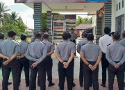 Kalapas Ampana Pimpin Apel Pagi, Tegaskan Komitmen Terhadap Peningkatan Kinerja dan Zero Halinar