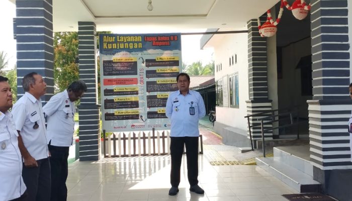 Pimpin Apel Pagi, Kalapas Ampana Sampaikan Program Prioritas Menteri Imigrasi dan Pemasyarakatan