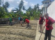 Bangun Ketahanan Pangan, Kalapas Ampana Tinjau Pengelolaan Lahan Perkebunan di Area Lapas
