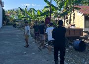 Lapas Ampana Bersih-bersih Lingkungan Bersama Narapidana