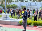 Lapas Ampana Senam Bersama Pegawai dan Warga Binaan